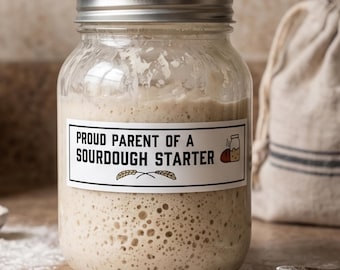 Proud Parent of a Sourdough Starter Bumper Sticker