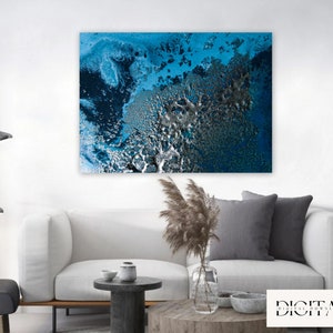 Ocean Water Print - Abstract Printable Art - Water Print - Blue Water Print - Coastal Wall Art - Digital Ocean Art - Water Wall Art, Sea Art