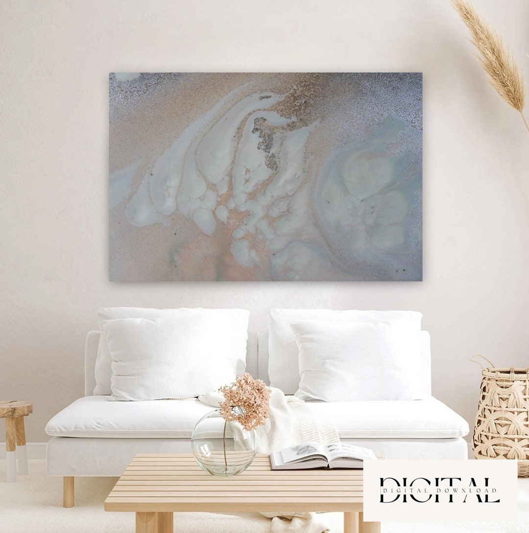 Pink Abstract Art - Gold Marble Wall Art - Abstract Marble Canvas Art ...