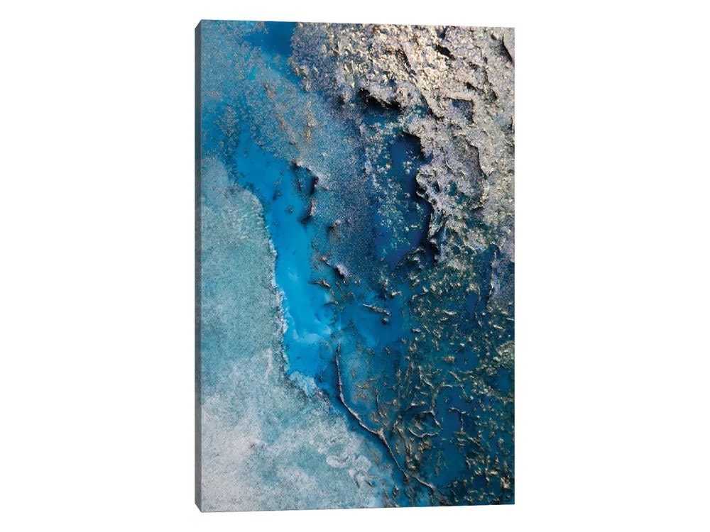 Ocean Printed Aerial Ocean Art, Printable Painting, Realistic Ocean Artwork, Instant ...