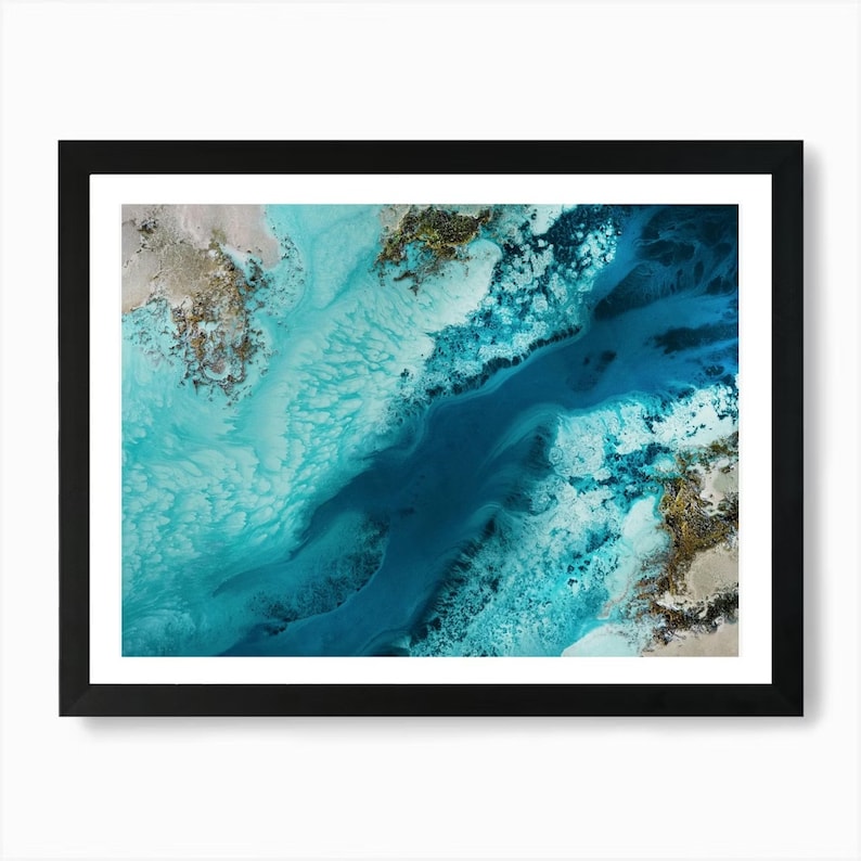 Aerial Ocean art print