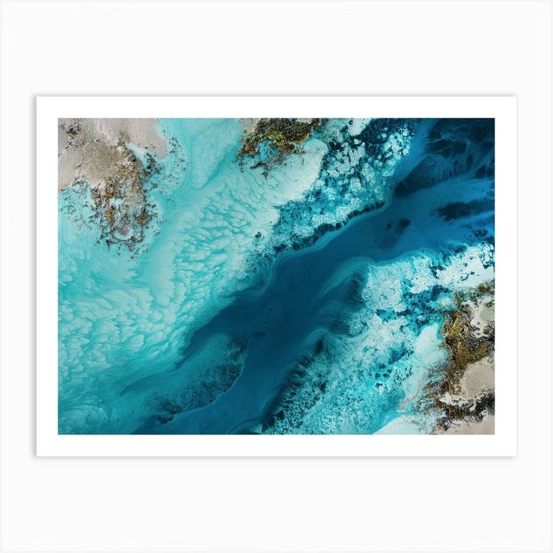 Aerial Ocean art print