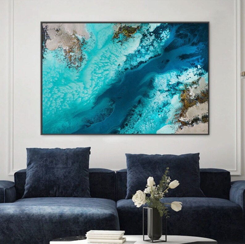 Aerial Ocean art print