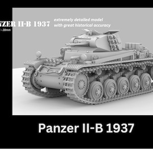 Panzer II Ausf B 1937 (Germany, WW2) - Bolt Action 1/56 (28mm) scale