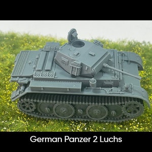 German Panzer II Luchs AusfL  1/56 scale