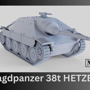 German Jagdpanzer 38t HETZER  1/56 scale
