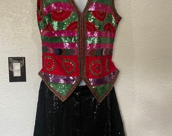 Sequin Vest