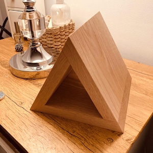 Wsparcie à Livre avec Marque-Page en Bois – Fait Main, Design Épuré, Parfait pour Bureau, Lecture, Table de Chevet