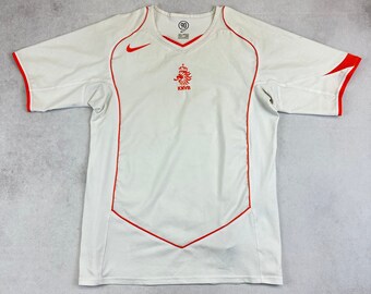 Vintage Nike T90 Niederlande 2006 Away Trikot [S]