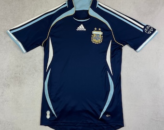 Vintage Adidas Argentina 2006 Camiseta de visitante [S]