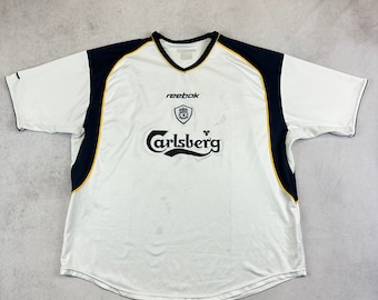 Maglia vintage Reebok Liverpool 2001 da trasferta [XXL]