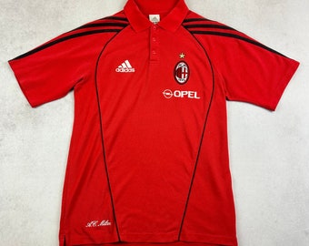 Vintage Adidas AC Milan Polo [M]