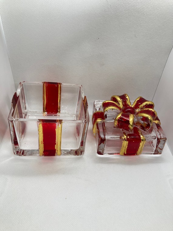 Vintage Hand-painted Glass Bow Box: A Unique and … - image 3