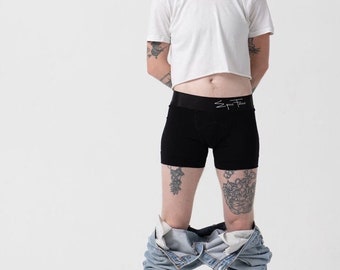 Nonbinary Enby Boxers Underwear Soft Tencel Material LGBTQ Clothing and Apparel