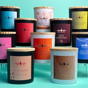 Handmade Soy Wax Candle | Scented/Unscented Soy Candle | High-Quality & Hand-Poured Soy Wax Candles