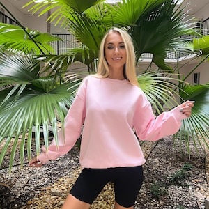 Blank Sweatshirt ,Crewneck ,Blank Unisex Sweatshirt for Women Pullover , Minimalist Unisex Pullover Sweatshirt - Christmas Gift Idea&quot;