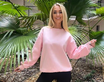 Minimalist Unisex Crewneck Sweatshirt, Women's Pullover