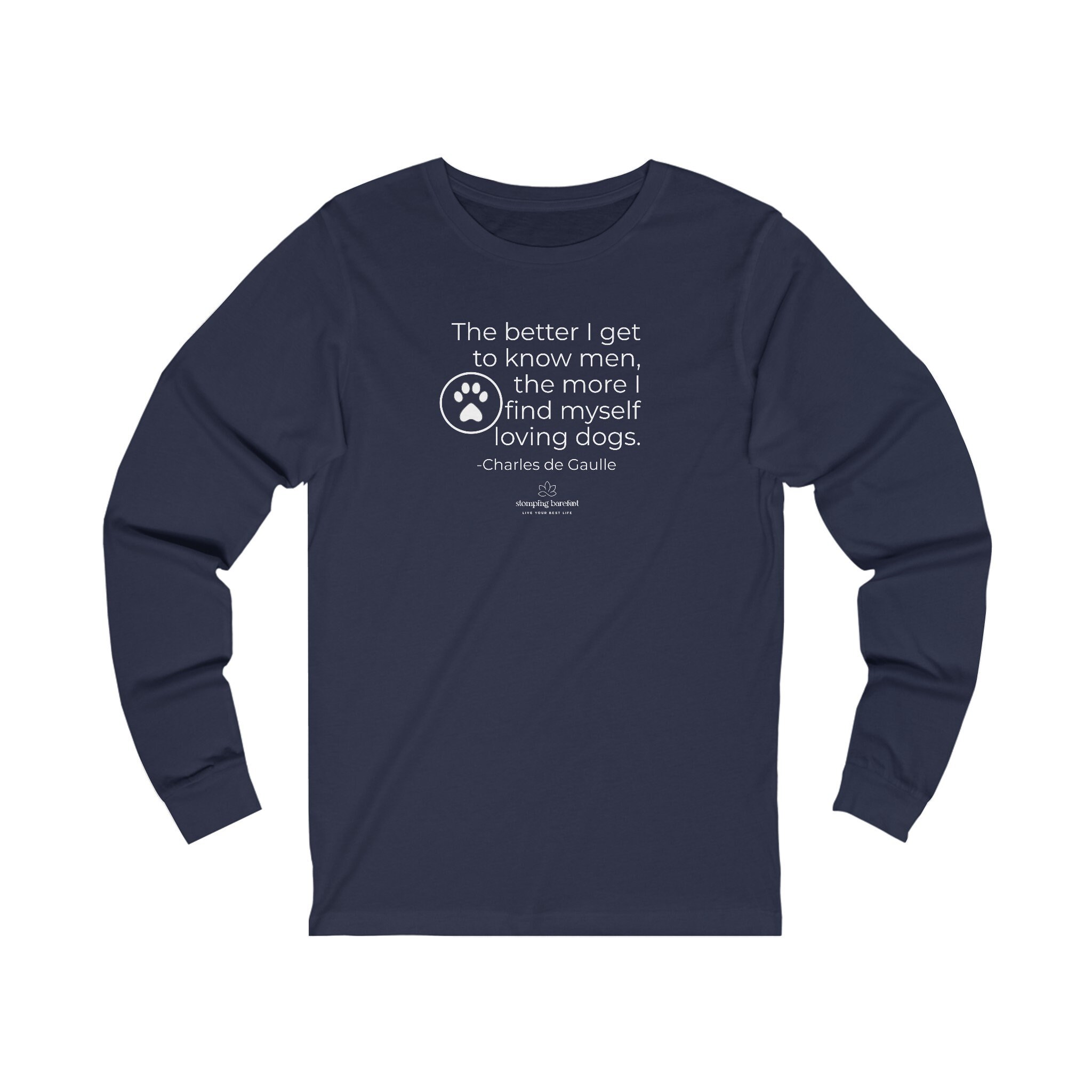 Life is better with my Dogs Long Sleeve Tee Shirt - Mauve Life is better with my Dogs Long Sleeve Tee Shirt - Mauve