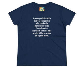 Skandinavisches Architekten T-Shirt für Geschirrspüler