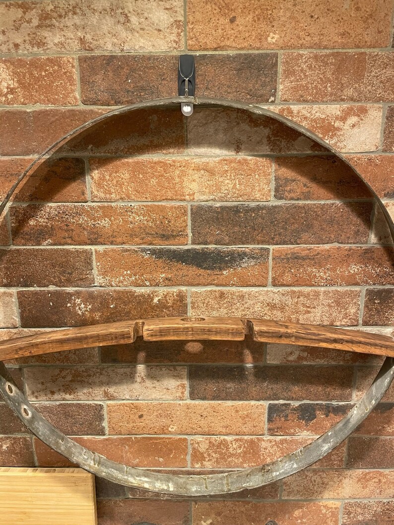Wine Barrel Hoop Display Etsy