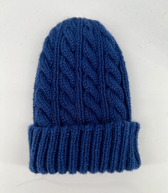 Berretto di lana blu navy - Italia