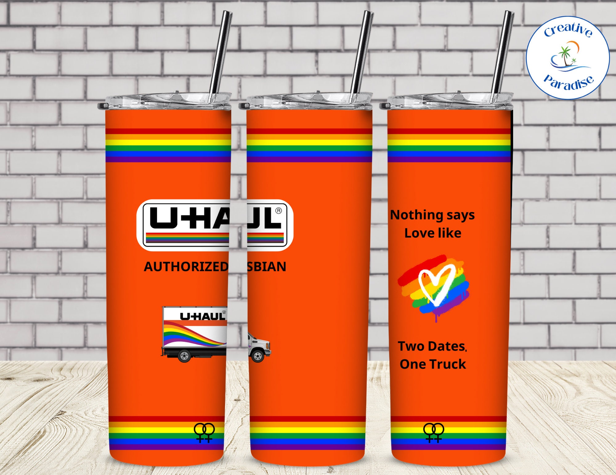 Uhaul Lesbian Tumbler File Etsy