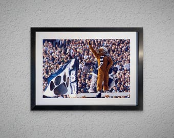 The Lion King - Framed Penn State Print by Tom Mairs Photography | PSU Nittany Lion Mascot Photo | 1994 Big Ten Championship