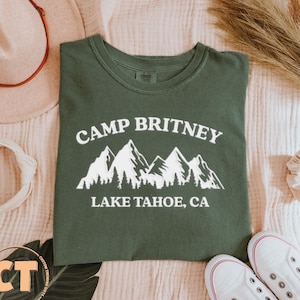 Mountain Camping Comfort Colors® Shirt, Custom Camp Shirt For Family, Camping Trip Shirts, Camp Crew Shirts, Gift For Camp Lovers,Camp Gifts