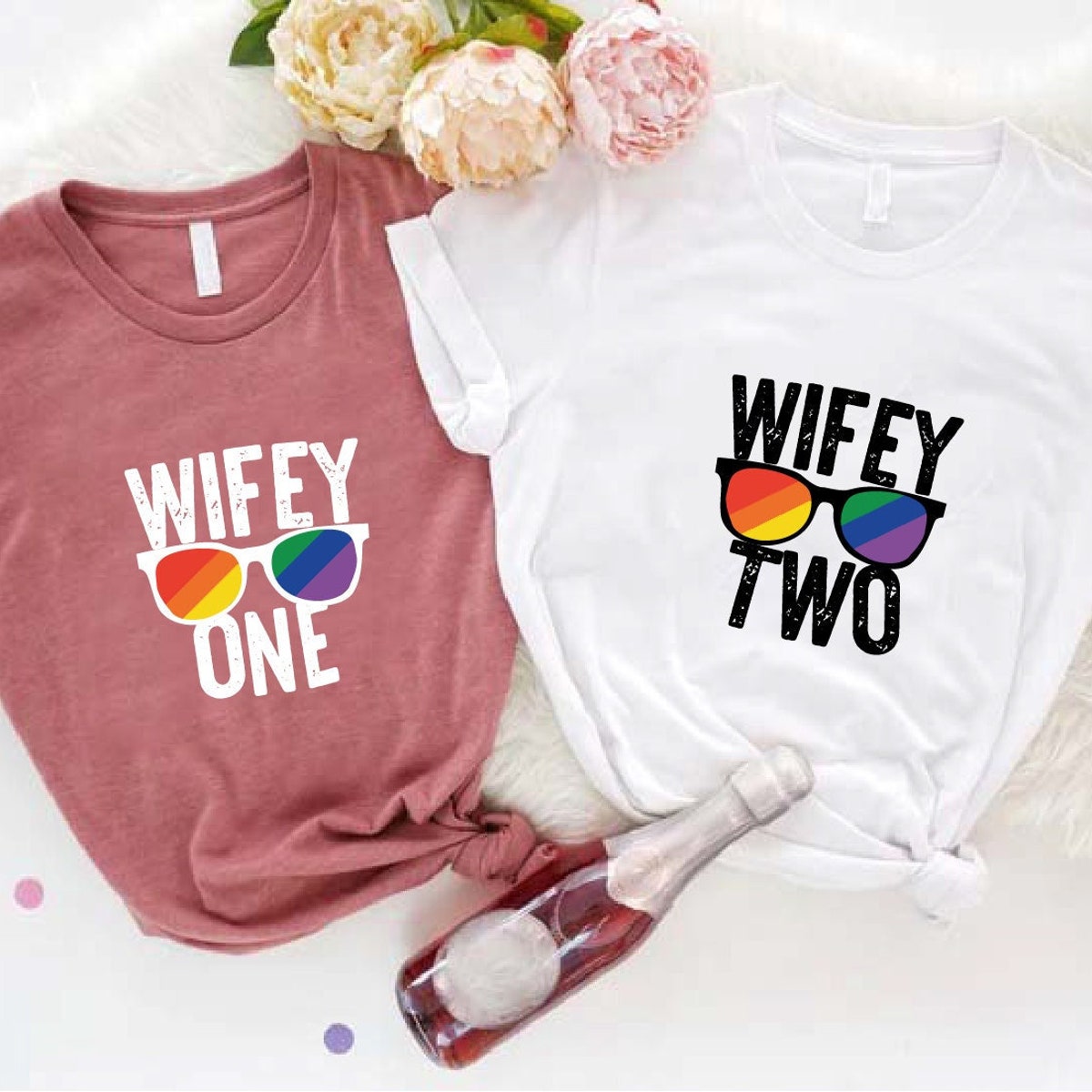 Lesbian Couples Wedding Shirt, Mrs and Mrs Tshirt, Same-sex Marriage Tee, LGBT Pride Gift, Love Wins Tshirt, LGBT Couple Apparel, LGBTQ Gift - Etsy