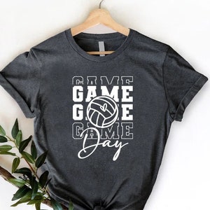 Game Day Shirt, Volleyball Game Day Shirt, Volleyball Season Tee, Volleyball Team Shirt, Volleyball Mom Gift Shirt, Gift for Volleyball Fan