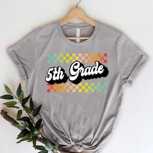 5th Grade School Kids Shirt, Hello Fifth Grade Shirt, 5th Grade Graduation, Grade Level Shirt,Fifth Grade Teacher Shirt,5th Grade Crew Squad
