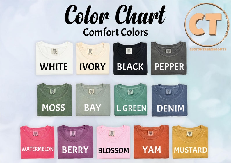 a group of different colors of t - shirts
