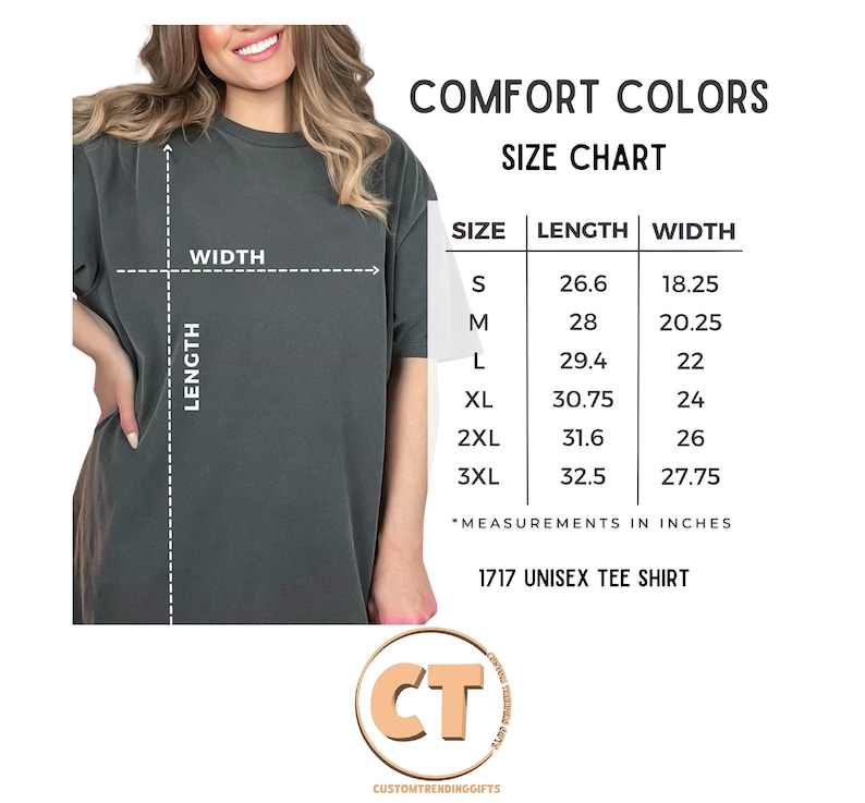 a women's size chart for a t - shirt