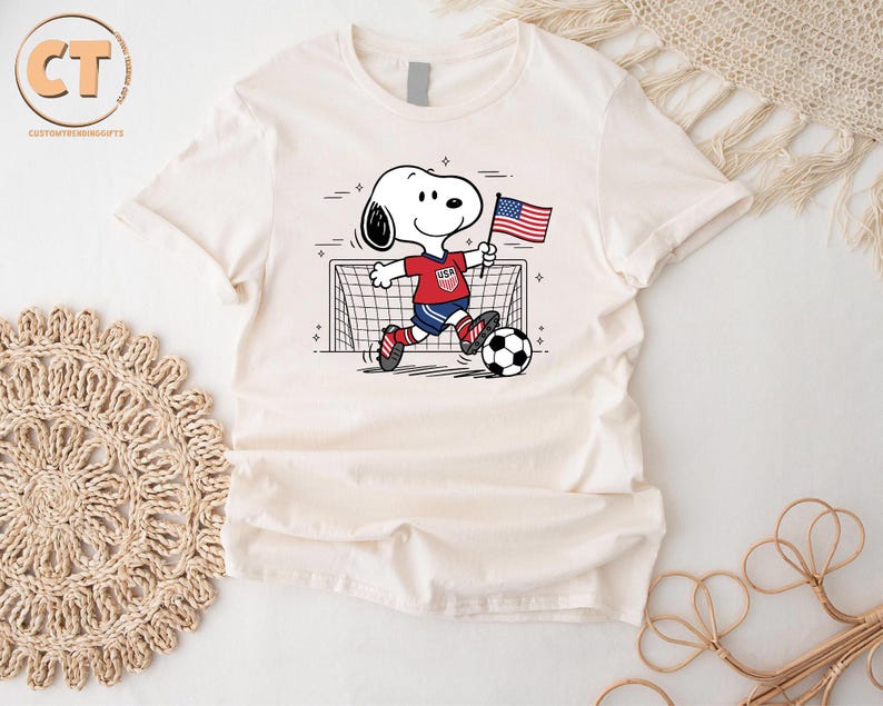 Kids USA Football Shirt, Toddler Soccer T-shirt, Cartoon Sports Style Tee bild 5