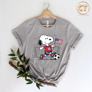 Kids USA Football Shirt, Toddler Soccer T-shirt, Cartoon Sports Style Tee bild 3