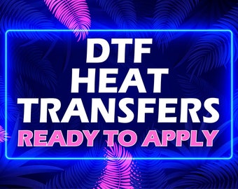 DTF Transfer, Full Color Custom DTF Heat Transfer Print, Ready To Press Print, Wholesale Gang Sheet, High Quality Direct To Film Prints