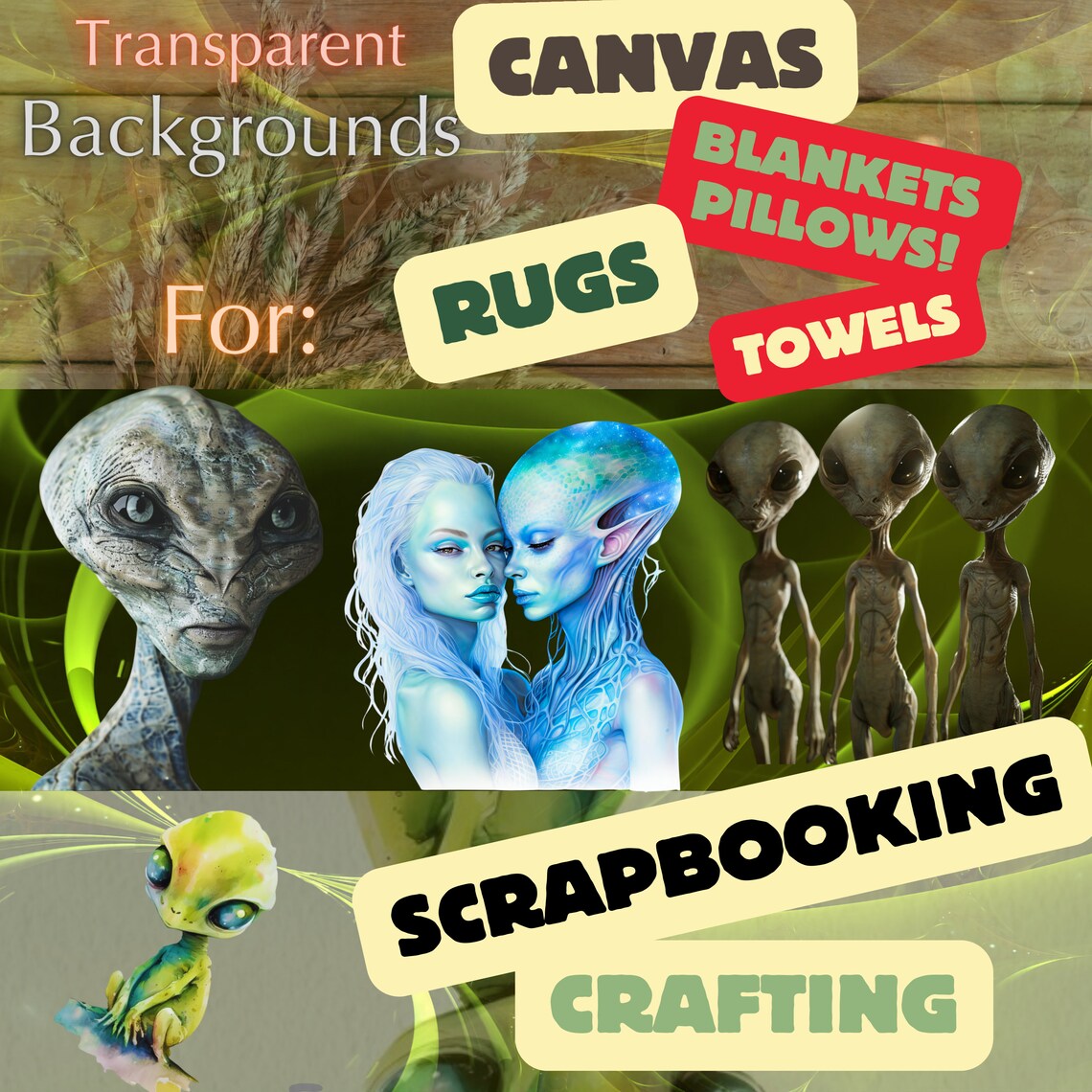 Alien 197 Aliens PNG Clipart, Scary Aliens Art SVG, Cute Alien Creatures ...