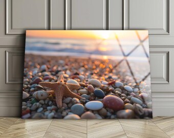 Ocean Wall Art, , Coastal Wall Decor, Marine Life Artwork, Beach House Art, Sea Life Decor, Tempered Glass Print, Ready To Hang