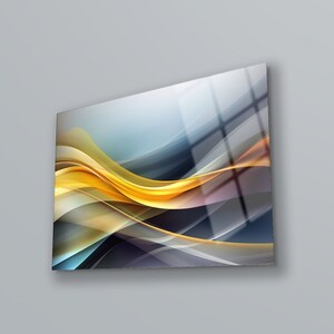 Abstract Wall Art , Colorful Wall Art , Pattern Wall Art , Tempered Glass Wall Art , Glass Printing , Wall Hanging , Housewarming Gift
