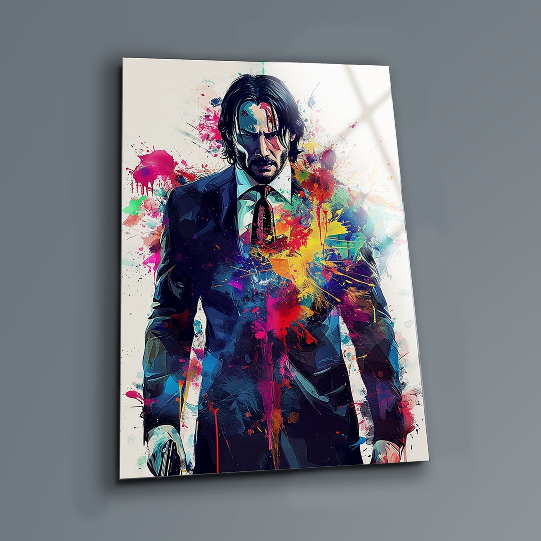 John Wick Wall Art , Tempered