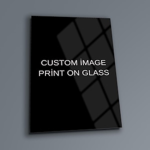 Custom İmage Wall Art , Tempered Glass Art , Glass Printing , Personalized Wall Decor , Wall Hanging , High Quality , Housewarming Gift