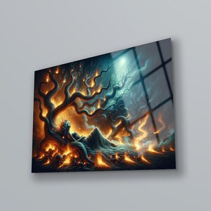 Tree of Life Tempered Glass Wall Art: Mother Nature Design