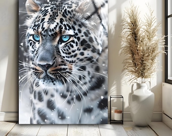 Tiger Tempered Glass Wall Art: Modern Animal Decor