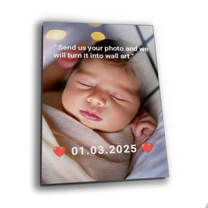Custom Tempered Glass Wall Art: Personalized Photo Print