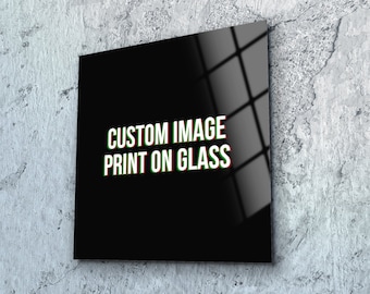 Custom Tempered Glass Print: Personalized Wall Art, Modern Decor
