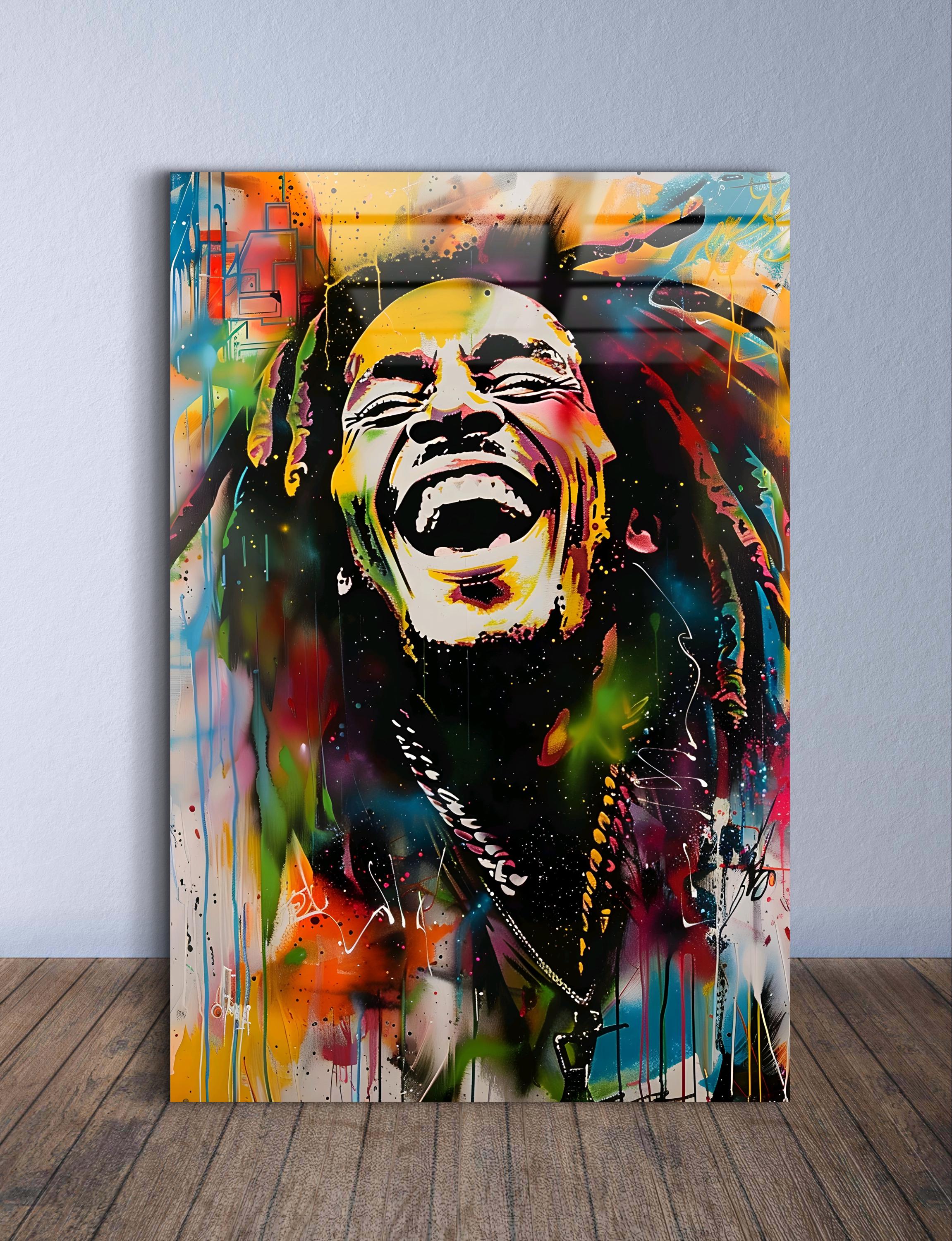 ボブマーリー　絵画 Legend - Bob Marley, 絵画 Grazy Bによって | ArtMajeur