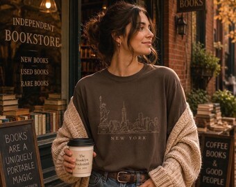 Camiseta del Puente de Brooklyn, Camiseta de Nueva York, Metro, Manhattan, Regalos de la Ciudad de Nueva York, Camiseta de Brooklyn, Nueva York, Camisetas más vendidas de Comfortcolors
