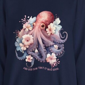 Chemise pieuvre, fille de noix de coco, chemise animal de l'océan, La foi au-dessus de la peur, produit chrétien, Armure de dieu, Satan pas aujourd'hui, Fruit de l'esprit, Wwjd