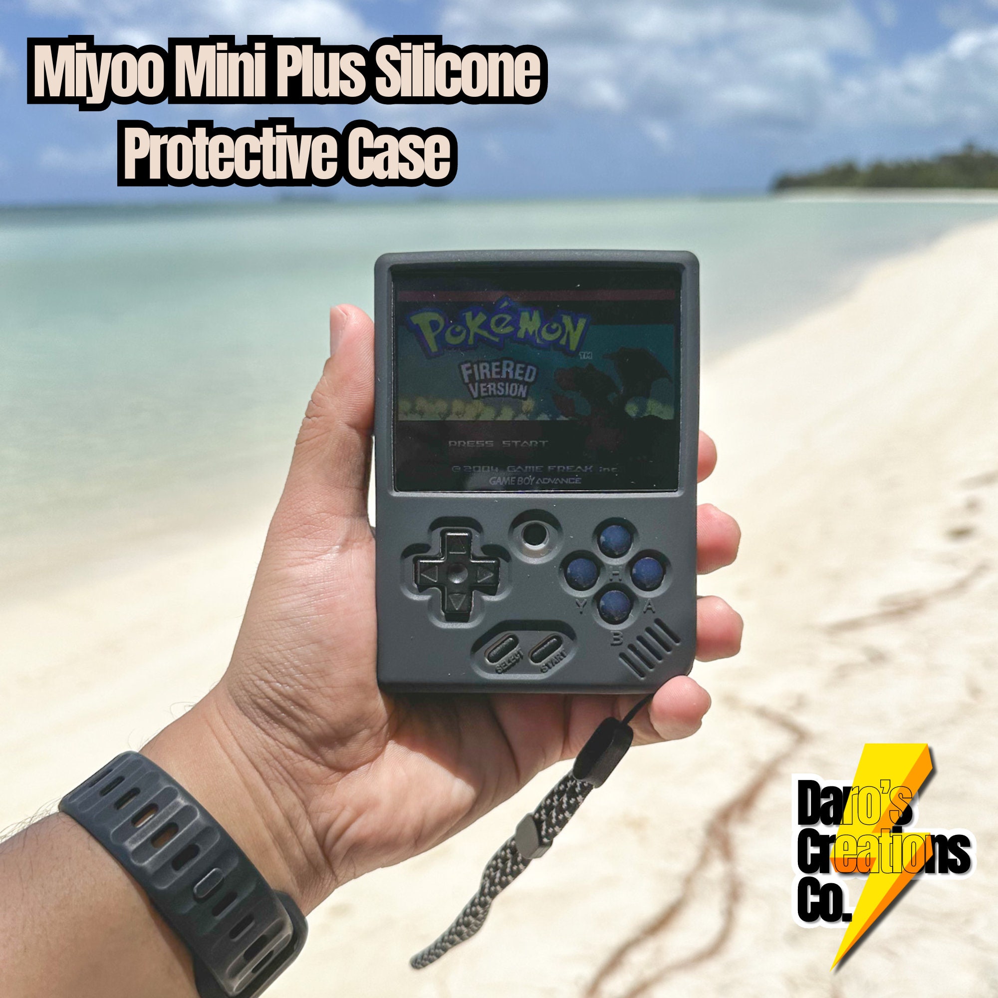 Miyoo Mini Plus Silicone Protective Case With Free Hand