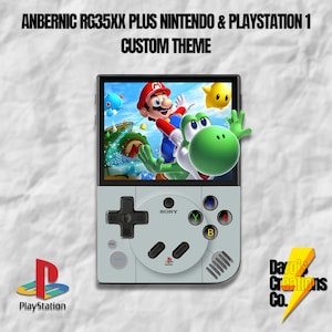 Tema personalizado "Nintendo y Play Station 1" para Anbernic RG35XX Plus
